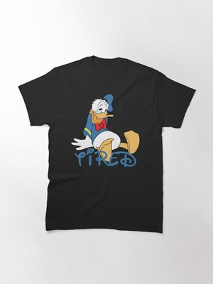 Disney Donald Duck Tired Unisex T Shirt - Gift For Friends