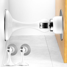 2 Pack Magnetic Door Stoppers, Stainless Steel Magnetic Door Stop, Wall Floor