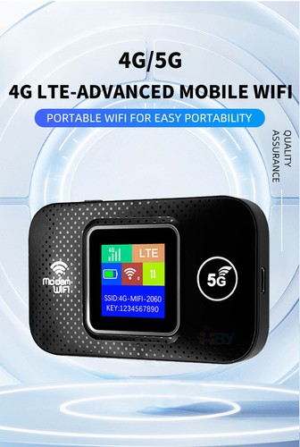 300Mbps 4G LTE LCD Tragbarer WiFi Mobiler Breitband-WLAN-Router MiFi-Hotspots - Afbeelding 4 van 10