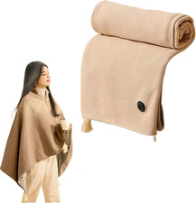2026 New Portable Heated Blanket Shawl Wraps for Women,Portable USB Heated Blank
