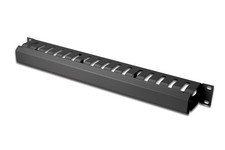 DIGITUS Cable Management Cage - 1U - Patch Panel - 19 "Cable Entry - Detachable