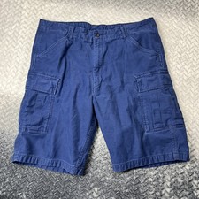 Levis Carrier Cargo Shorts Mens 40 Navy Blue Loose Fit Casual Pockets Heavy