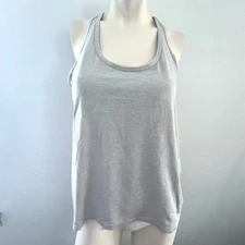 Old Navy Active Tank Top Racerback Athletic Workout Sleeveless Gray Small Yoga