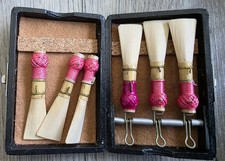 Bassoon Reed Case With 6 Reeds. 3.5 inches by 2.5 inches
