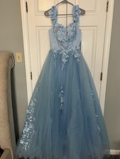 Princesa Gown 3D Flowers/ Tulle Dress New