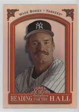 1998 Leaf Heading for the Hall 489/3500 Wade Boggs #4 HOF 11z5