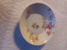 Theodore Haviland Limoges France 4-7/8" Fruit Bowl Pink  White Flowers 2355
