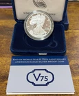 2020-W Silver Eagle End of WWII V75 Privy Mark ***RARE ORIGINAL COIN***