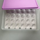 Tupperware Large Snack Stor with Egg Inserts for 18-NEW-Purple-BPA Free FastShip — photo 6