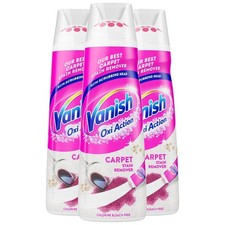 Vanish Oxi Action Stain Remover Carpet Serum W/Scrubbing Head For  Stains 3 Pack