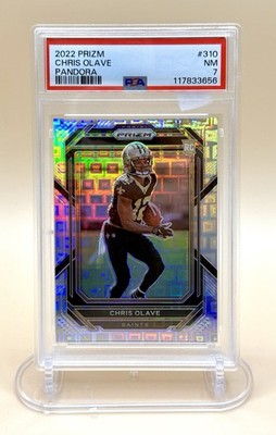2022 Panini Prizm - Rookies Chris Olave #310 Pandora Prizm /400 (RC)