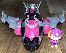 PAW Patrol Mighty Pups Super Pups SKYE Pink Vehicle Light Sound Jet Plane