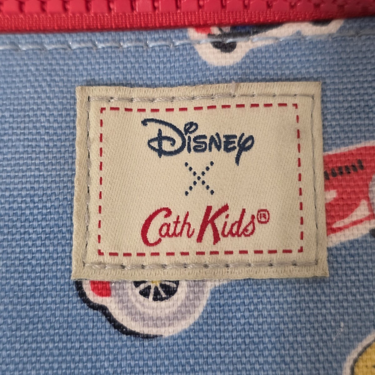 Disney x Cath Kidston Kids Blue Backpack School Bag Mickey Mouse