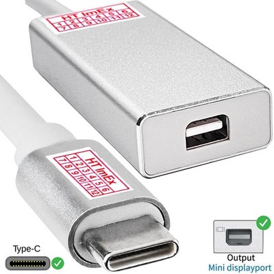 USB-C auf mini DisplayPort DP Buchse Adapter 4K UHD für Sony Xperia XZ1, XZ2