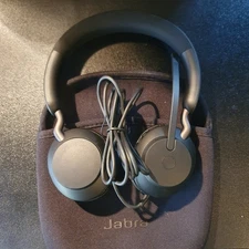 Jabra Evolve2 40 Wired stereo Headset (USB-C) - Black Pre-owned Works Great 