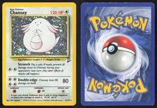 Pokemon TCG | Chansey 3/130 | Base Set 2 Holo Rare | Lightly Played