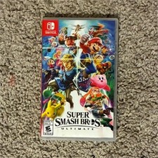 Nintendo Super Smash Bros. Ultimate Nintendo Switch Game with Case