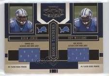 2004 Playoff Honors Rookie Tandems Jerseys Roy Williams Kevin Jones #RT-9 10uy