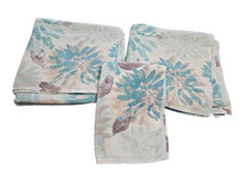 Charmont Collection 3-Piece Bath Hand Towel Set Blue/Gray/White Textured