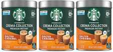 Starbucks Premium Instant Coffee Crema Collection Salted Caramel 3 Pack