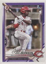 2021 Bowman Chrome Prospects Purple Refractor 222/250 Ivan Johnson #BCP-149 0g4