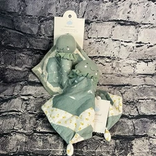 Cloud Island Infant TURTLE Security Blanket, Rattle & Crinkle paper