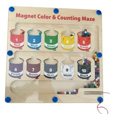 Lakeshore Magnetic Color Maze Learning Game Color Matching Magnetic Mover Pen Lakeshore Magnetic Color Maze Learning Game Color Matching Magnetic Mover Pen - Image 1