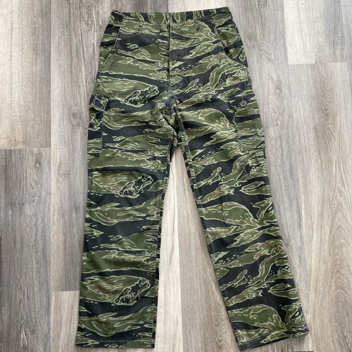 Original Vietnam War Tiger Stripe Camo Trousers Pants 31x29