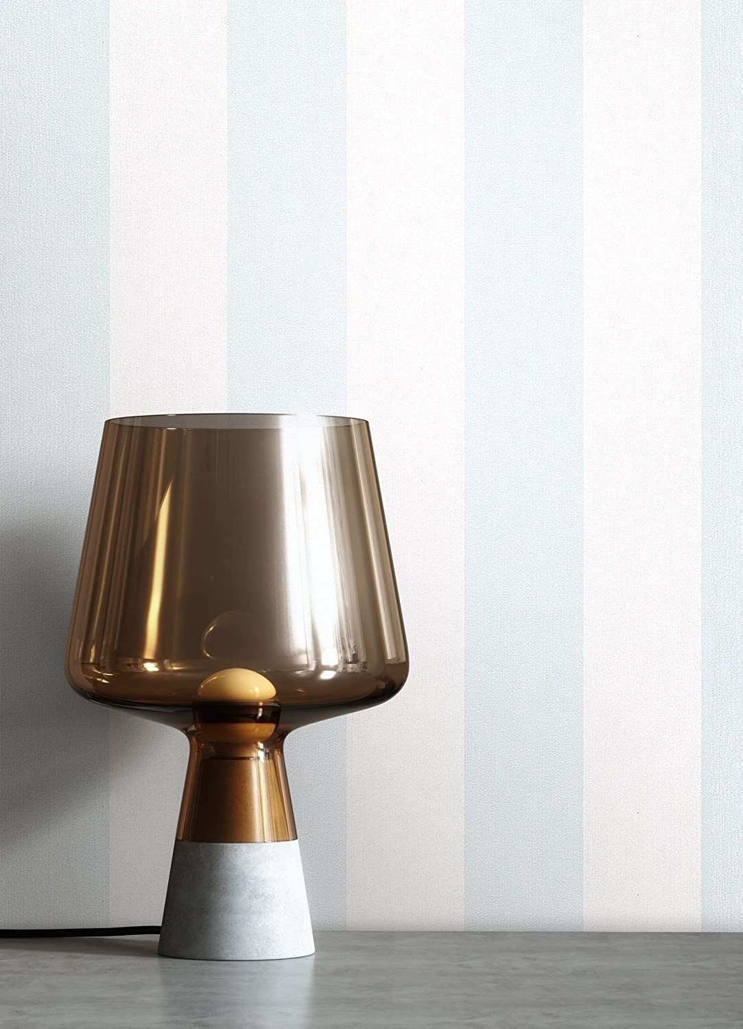 Tapete Vliestapete Blau Streifen Linien  Streifentapete