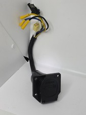 CURT 4 Way Flat to 7 Way Round Blade Trailer Adapter Wiring Harness 4 Pin