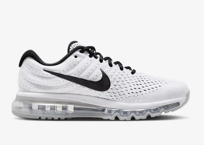 Nike Air Max 2017 White Pure Platinum Silver Sneakers 849559-100 Men's Size NEW