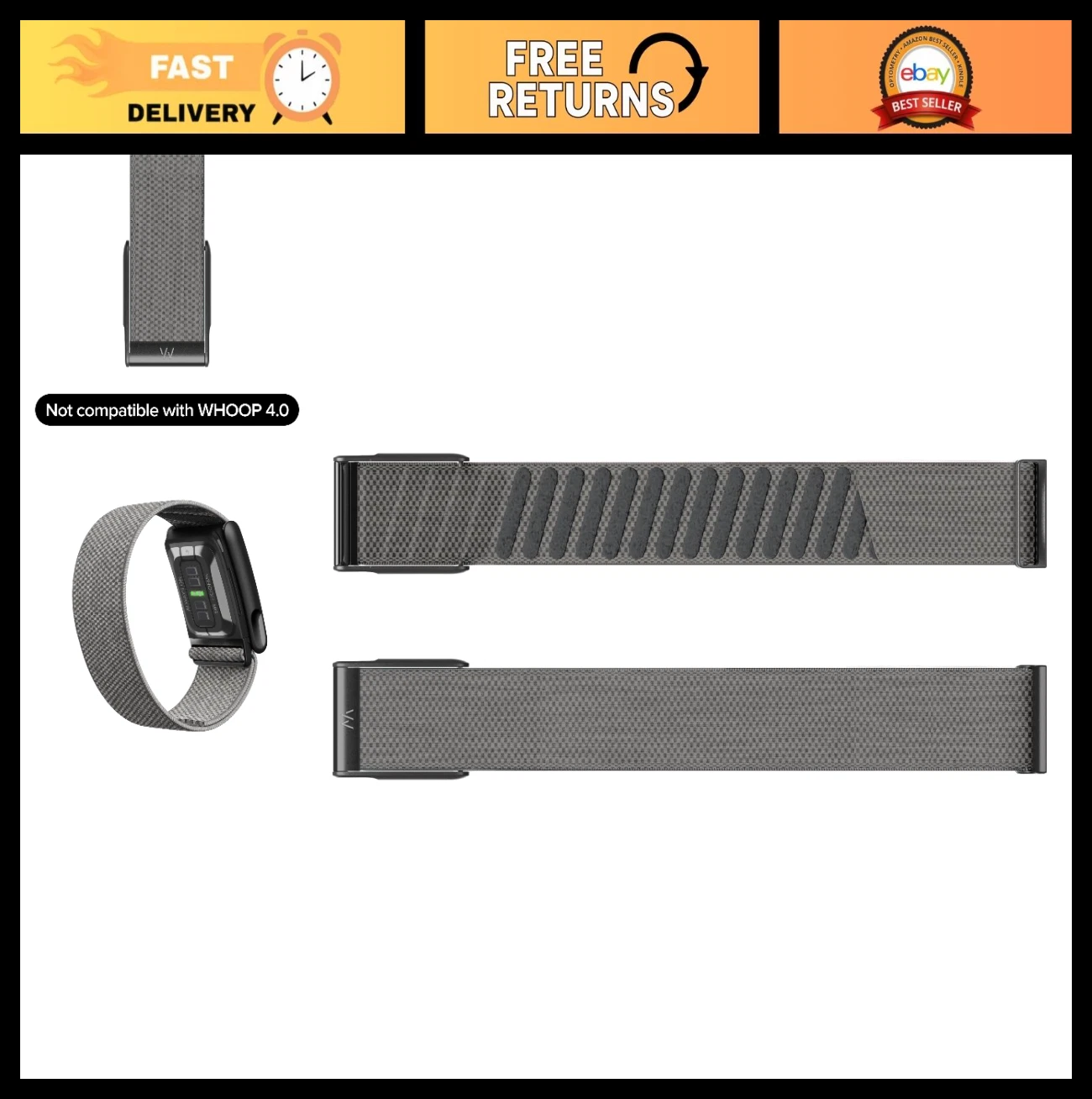 Performance Knit Accessory for Health & Fitness Wearables - WHOOP 5.0/MG SuperKn