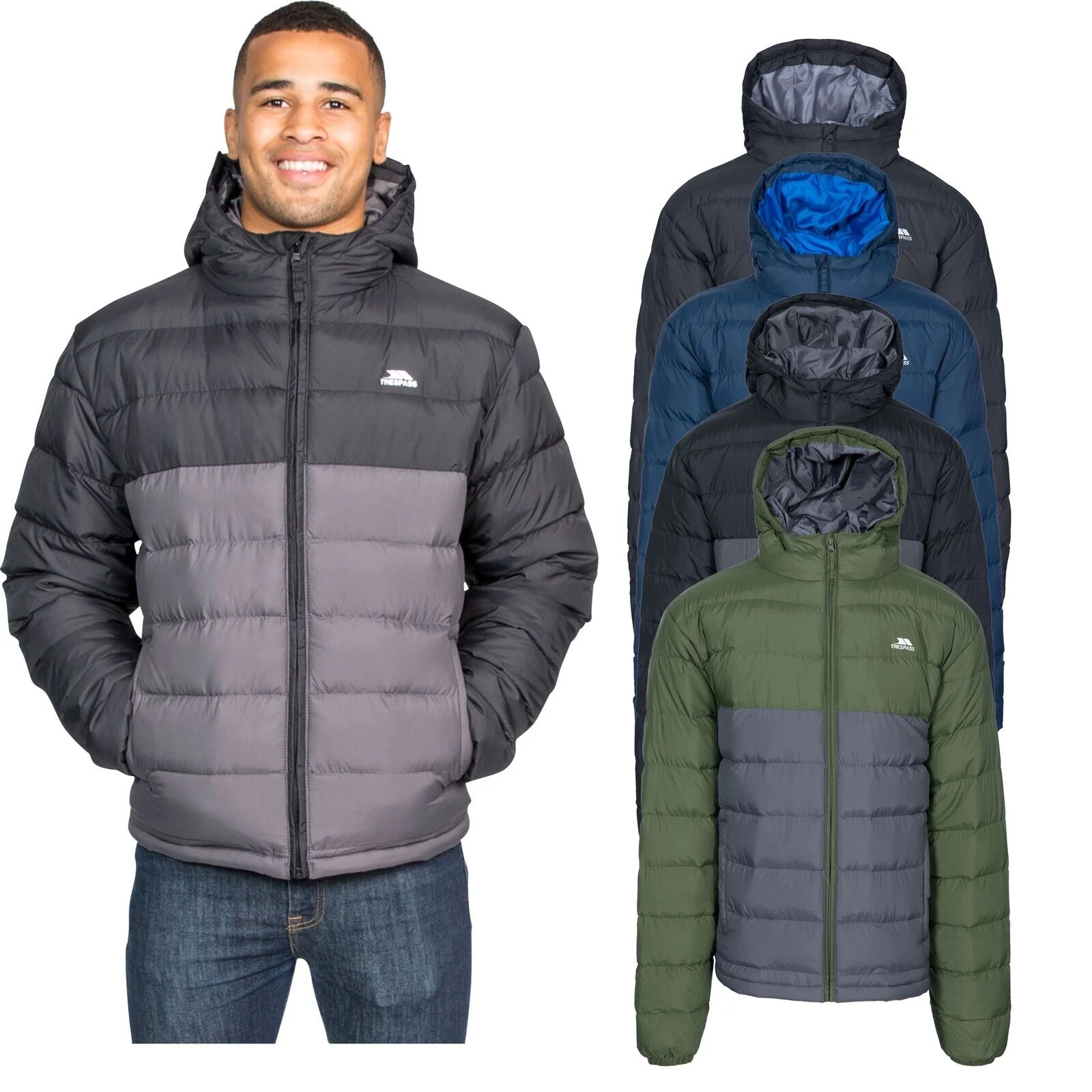 Trespass Mens Padded Jacket Casual Winter Coat Oskar
Opens in a new window or tab