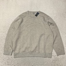 Polo Ralph Lauren Sweater Men 2XL XXL Grey Logo Spell Out Pullover Sweatshirt