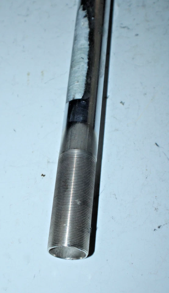 Lungi Rigid MTB Fork 26" 1" Threaded 230mm Silver Steel V-Brake Hybrid Ships USA - Image 3 of 4