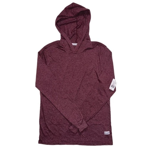 NWT Kinetix Long Sleeve Tee Hoodie Wine Red Medium MSRP $85 - product listing photo