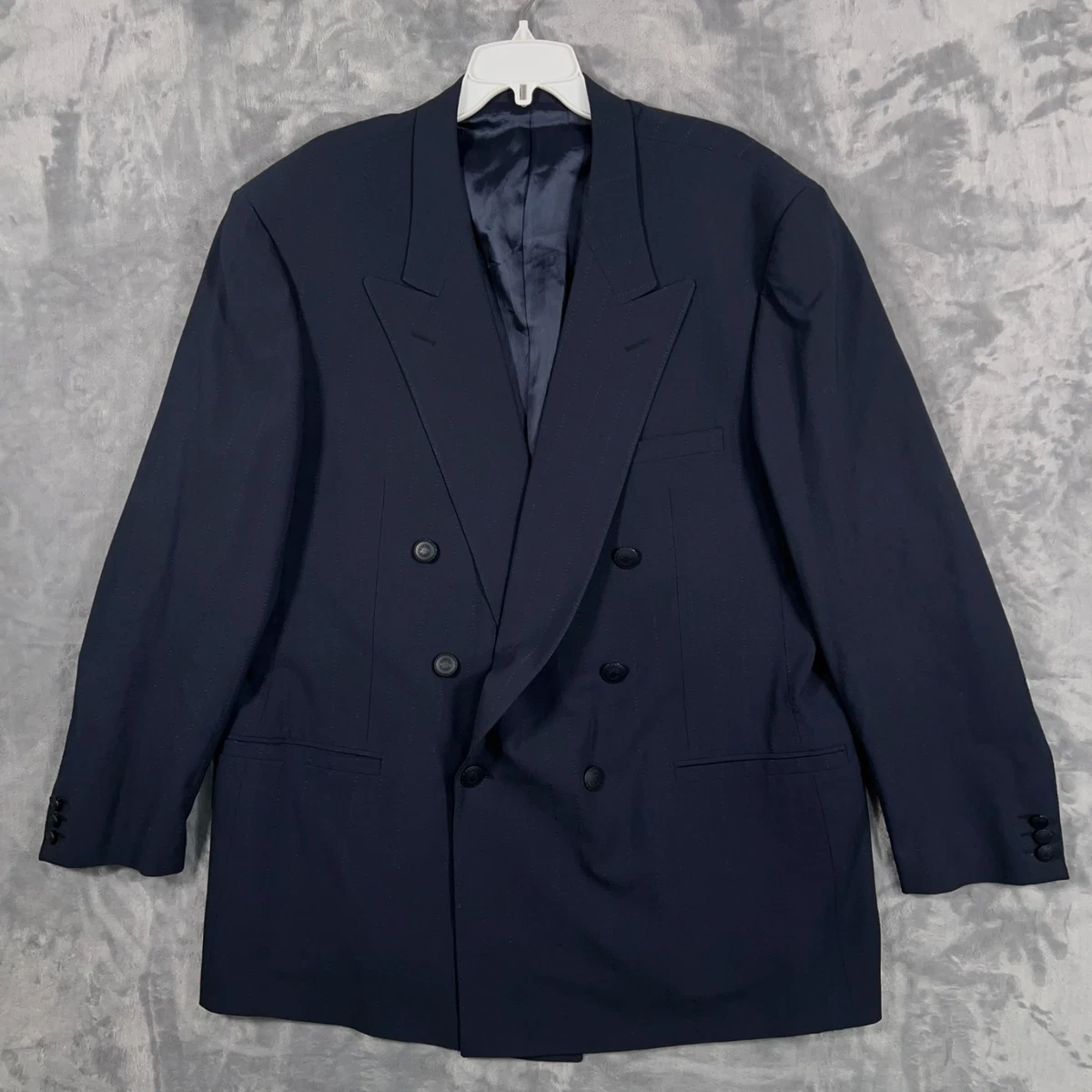 VERSACE istante ダブルジャケット パープル 40 Versace Blue Double-Breasted Suits & Blazers for Men for sale | eBay