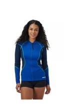 SeaDoo Long Sleeve Womens Rashguard Royal Blue Black Size S Performance