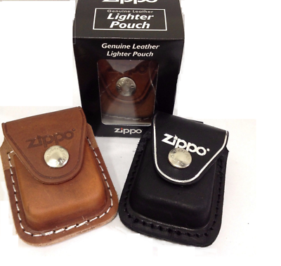 Zippo Lighter Pouch With Clip - Genuine Leather - Protection & Security - Adaptable To 5cm Belts - Holds All Zippo Windproof Lighters - Made In USA - Brown - Foto 10