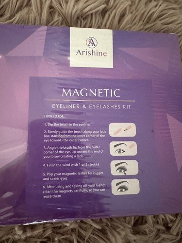 Reusable Natural Magnetic Eyelashes with Applicator No Glue Needed Lashes Kit US - Picture 2 of 3