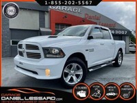 Ram 1500 4x4 Crew Cab SPORT, CONDITON WOW, FREINS NEUFS 4 ROUES!!! 2015