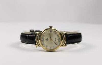 Vicence Milor 585 Watch Italy 14K Gold Swiss Quartz 26mm