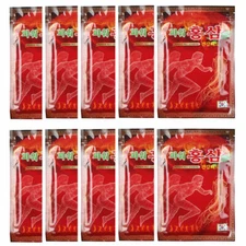 Hanil Power Red Ginseng Patch / Health Hot Pad / Pain Relief / 10Sets (200ea)