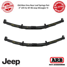 Arb Old Man Emu Rear Leaf Springs Pair 2 Lift For 87-96 Jeep Wrangler Yj Cs036r