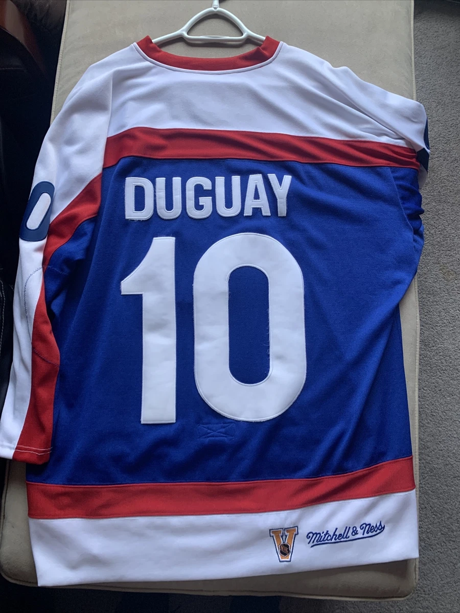 New York Rangers No10 Ron Duguay Navy Blue 2018 Winter Classic Jersey