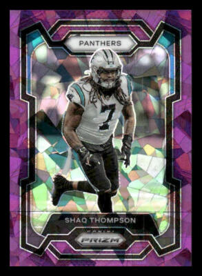 2023 Panini Prizm #45 Shaq Thompson /225 Purple Ice Carolina Panthers