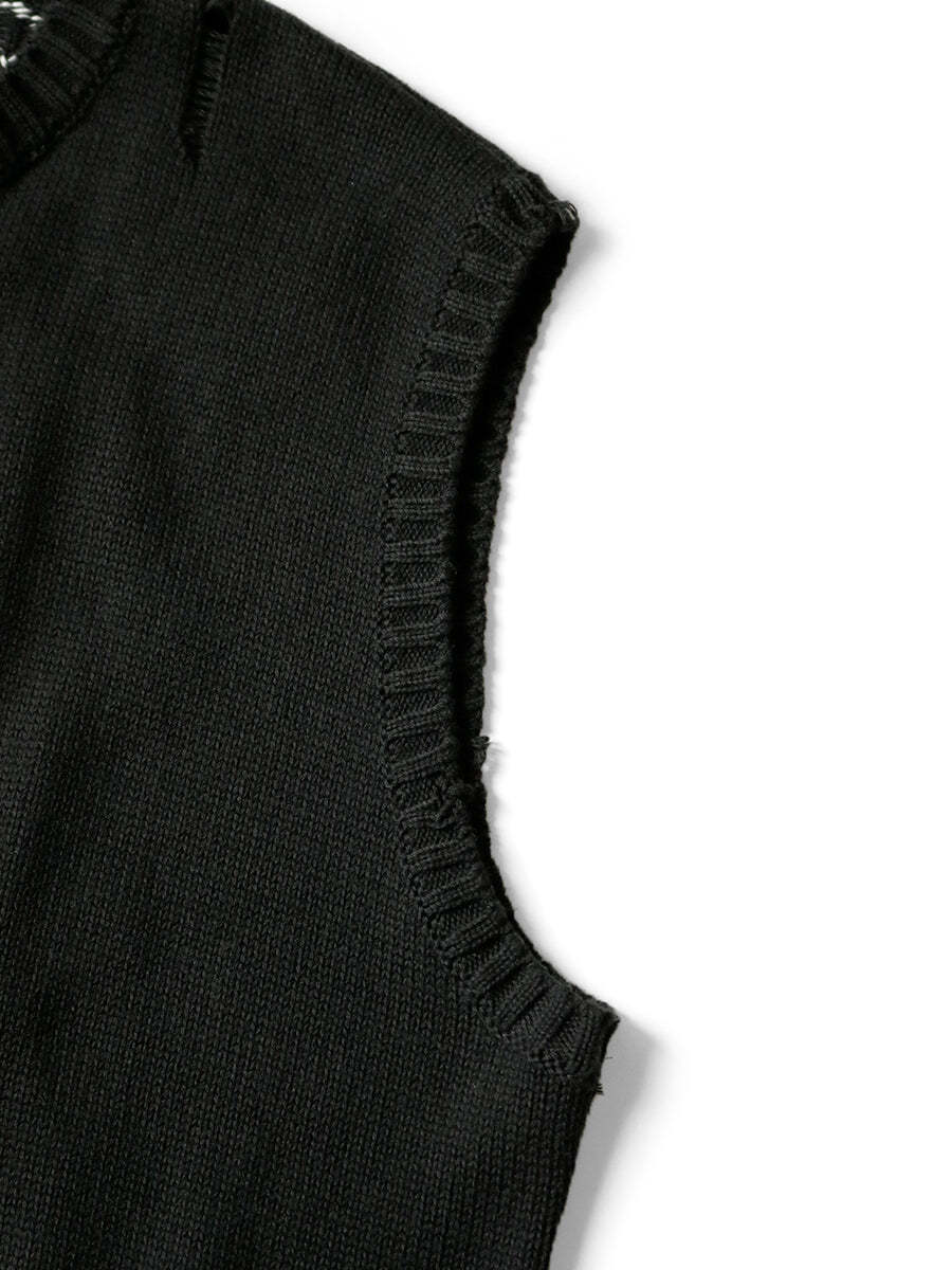 Kapital 5G cotton knit BONE vest (time sale) | eBay