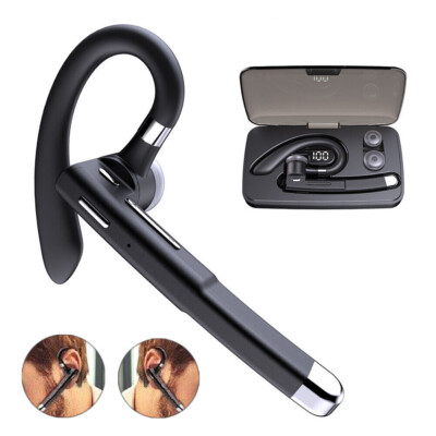 Wireless Bluetooth Headset Stereo Headphone Gym Earphone Business Earbud EarHook