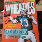 dan marino Miami Dolphins Autographed Wheaties Box Psa/dna Certified