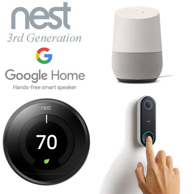 nest doorbell and thermostat